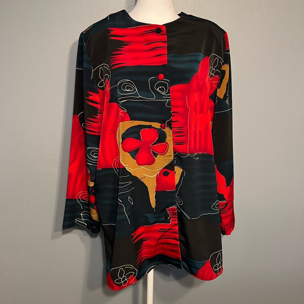 Colorful blouse (2X-New w Tags)